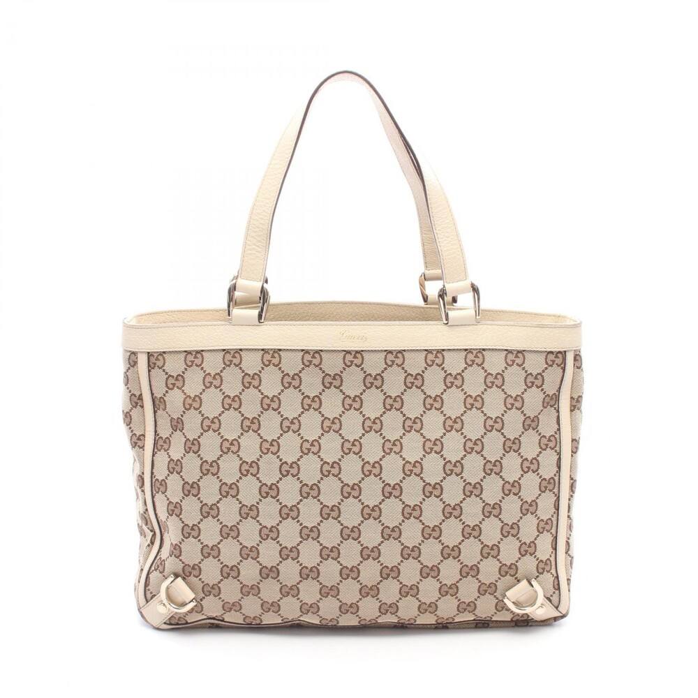 Gucci Abbey Tote Hand Bag Canvas #303492G53B